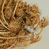 Entwine Trilogy Ring with Laboratory Diamonds in 9ct White Gold