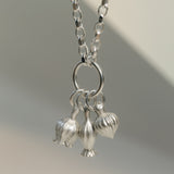 Hedgerow Triple Bijou Necklace | Sterling Silver & Gold Vermeil