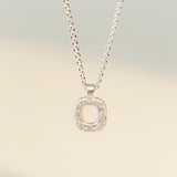 Rainbow Elongated Cushion Necklace