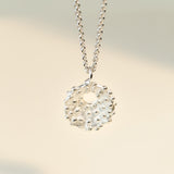 Seablossom Shell Necklace | Sterling Silver & Gold Vermeil