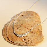 Lilypad Arc Necklace | Sterling Silver & Gold Vermeil