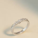 Seablossom Green Sapphire Ring