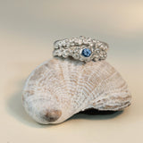 Seablossom Blue Sapphire Ring