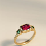 Tourmaline and Gold Ring