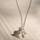 Soweni Blooming Sea Campion Diamond Necklace - Sterling Silver with Solid Gold