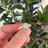 Entwine Still Trilogy Round  in Textured 9ct Yellow Gold