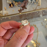 Porthminster Emerald Cut Diamond Solitaire Ring