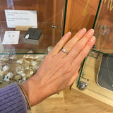 9ct Gold Trinity Diamond Ring - Size O