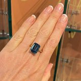 9ct Gold London Blue Topaz Ring