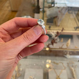 Glas - Aquamarine and Diamond Ring in white Gold