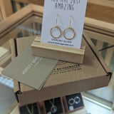 Circle Drop Earrings