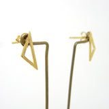 Triangle Studs in Gold